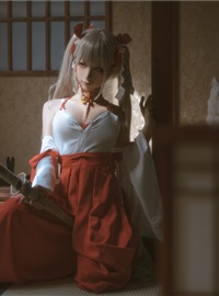 cosplay 蠢沫沫 - 可畏 巫女(10)